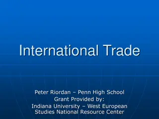 International Trade: Importance, Basic Terms, and Specialization