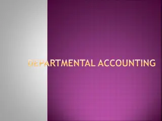 Departmental Accounting in Business Organizations