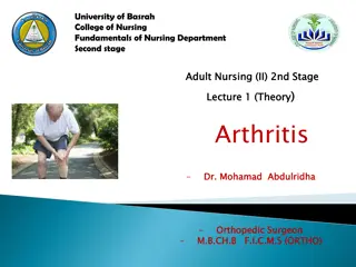 Overview of Different Types of Arthritis and Their Symptoms