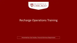 Recharge Operations in Financial Services at the University of Chicago