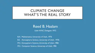 Climate Change: Insights from Reed B. Haslam, NYSC Delegate 1972