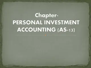 Personal Investment Accounting Standards (AS-13)