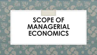 Scope of Managerial Economics