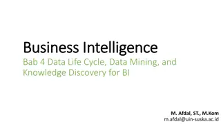 Data Lifecycle and Mining for Business Intelligence