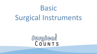 Basic Surgical Instruments