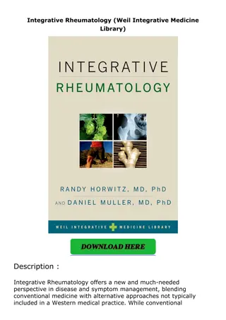 ❤pdf Integrative Rheumatology (Weil Integrative Medicine Library)