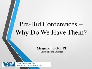 Pre-Bid Conferences in Construction Projects