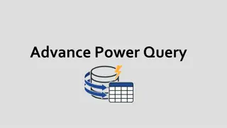 Advance Power Query