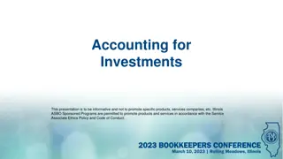 Investments in the Illinois Bookkeepers Conference