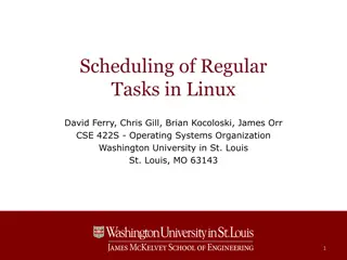 Linux Process Scheduling and Priorities