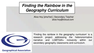 LGBTQ+ Representation in School Geography Curriculum