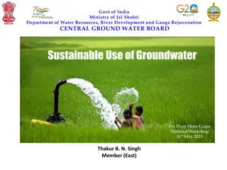 Sustainable Use of Groundwater