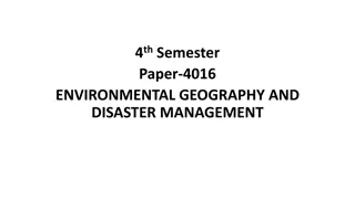 Disaster Management Cycle and Phases