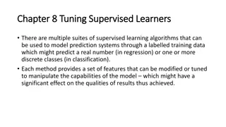 Supervised Learning Algorithms and Model Evaluation