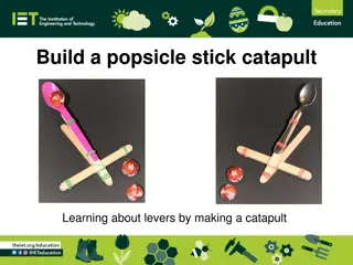 Levers Through Building a Popsicle Stick Catapult