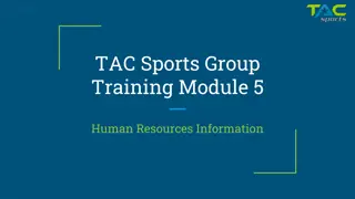 TAC Sports Group Human Resources Information