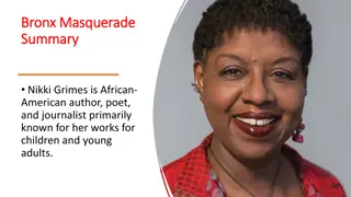 Bronx Masquerade by Nikki Grimes: A Powerful Exploration of Teenage Struggles Through Poetry