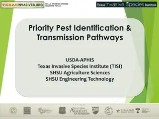 Invasive Species Transmission Pathways