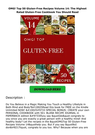 Download⚡️ OMG! Top 50 Gluten-Free Recipes Volume 14: The Highest Rated Gluten-F