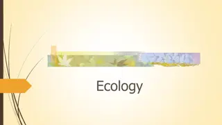 Ecology: Interactions Between Organisms and their Environment