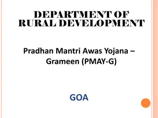 Pradhan Mantri Awas Yojana Grameen (PMAY-G) in Goa