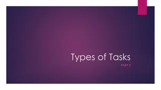 Types of Tasks in Language Learning