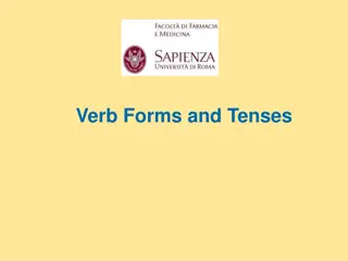 Verb Forms and Tenses in English