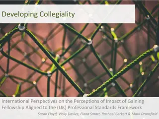 Developing Collegiality
