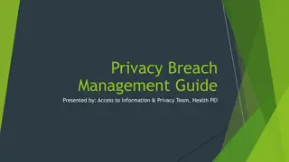 Privacy Breach Management Guide by Health PEI