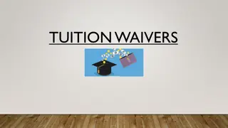 Graduate Assistant Classification Codes & Tuition Waivers