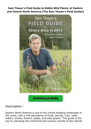 PDF✔️Download❤️ Sam Thayer's Field Guide to Edible Wild Plants: of Eastern and C