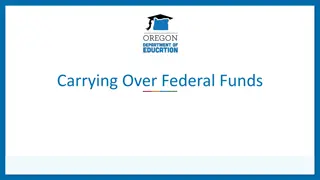 Carryover of Federal Funds in Education