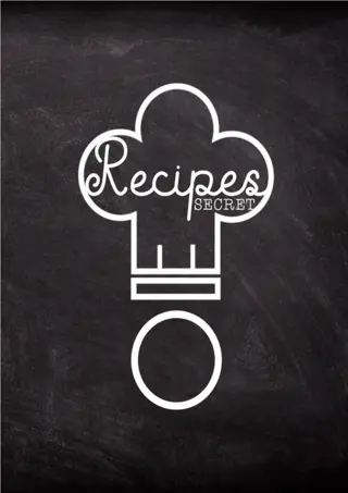 (⚡Read⚡)❤ DOWNLOAD✔ Recipes Secret: Blank Recipe Book to Write In, Your Own
