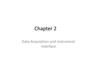 Data Acquisition and Instrument Interface