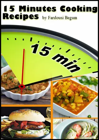 ✔PDF⚡ (⚡Read⚡)❤ ONLINE 15 Minutes Cooking Recipes | 10 Quick, Easy and Deli