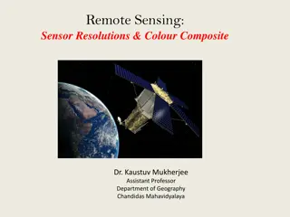 Remote Sensing Sensor Resolutions & Colour Composite