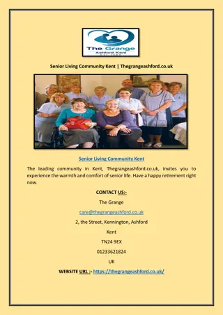 Senior Living Community Kent | Thegrangeashford.co.uk