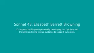 Analysis of Love and Devotion in Sonnet 43 by Elizabeth Barrett Browning