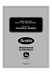 John Deere L2548 Scotts Lawn Tractor Service Repair Manual (tm1949)