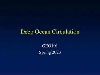 Deep Ocean Circulation and Salinity Patterns