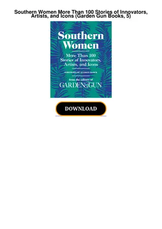 download pdf Southern Women More Than 100 Stories of Innovators, Artists, and