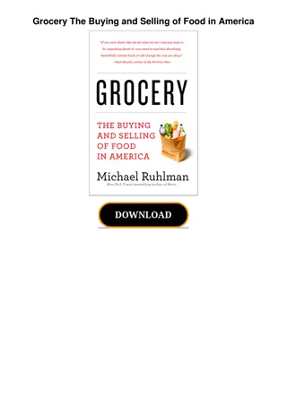 PDF Grocery The Buying and Selling of Food in America