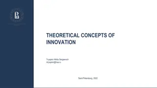 Theoretical Concepts of Innovation and Diffusion Theories