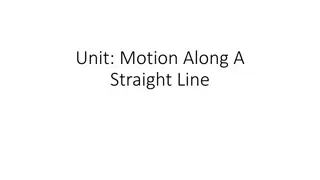 Motion Along a Straight Line