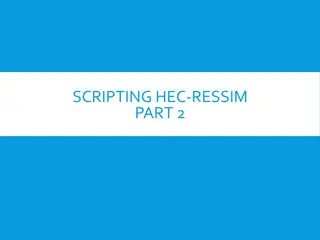 Different Types of Scripts in HEC-ResSim