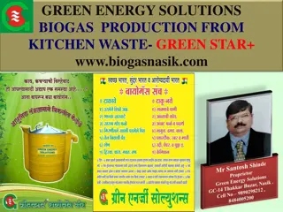 Biogas Production from Kitchen Waste for Green Energy Solutions