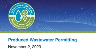 Produced Wastewater Permitting