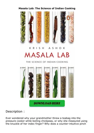 [PDF]❤️DOWNLOAD⚡️ Masala Lab: The Science of Indian Cooking