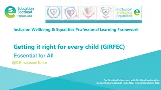 GIRFEC in Scottish Education