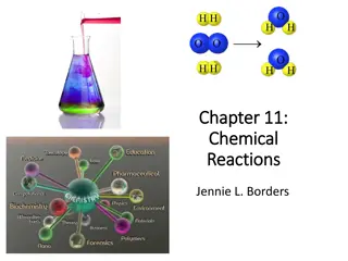 Chemical Reactions in Chapter 11